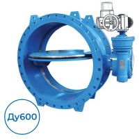 Дисковый затвор VP4208-U04EP0600 Tecofi Ду600 Ру10