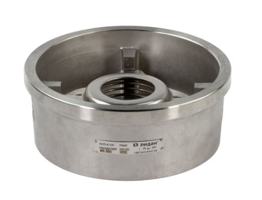 Клапан обратный осевой межфланцевый NVD-812R Ду015 Ру40 (корпус: нержавеющая сталь, диск: нержавеющая сталь) - Ридан