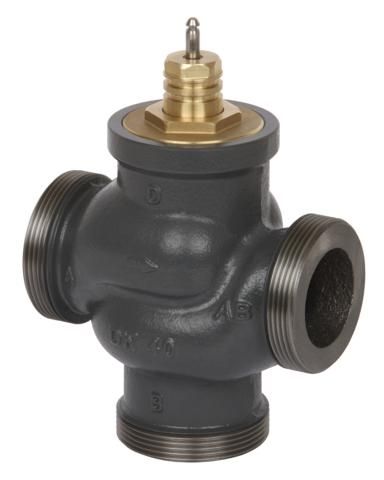 Трехходовой регулирующий клапан VRG3 Ду15 Kvs=0,63 - Danfoss