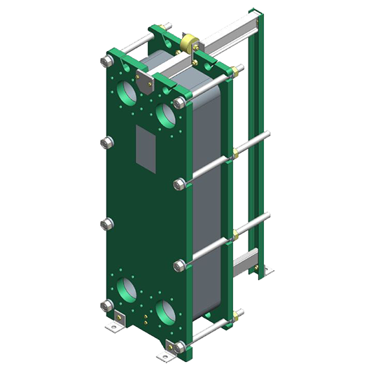 Пластинчатый теплообменник CLH150M 11 пластин - Clever Heat