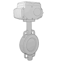 Дисковый затвор VPI4448-230AR Tecofi