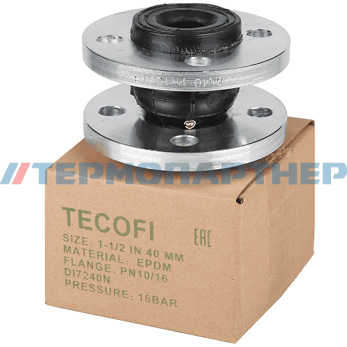 Компенсатор DI7240N Ду40 Ру16 Tecofi (DI7240N-0040)