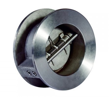 Клапан обратный двустворчатый межфланцевый CB6450 Ду50 - Tecofi