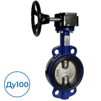 Дисковый затвор 51200100R Heven Ду100 Ру16