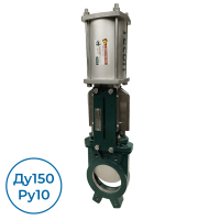 Шиберная задвижка VG4400-03NI0150 Tecofi Ду150 Ру10