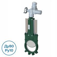 Шиберная задвижка VG4400-U04NI0080 Tecofi Ду80 Ру10