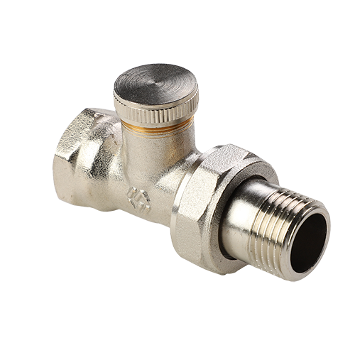 Клапан настроечный прямой MVI 3/4" Ру10 (латунь CW602N, кованая никелированная)