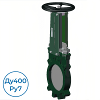 Шиберная задвижка VGB4400-001NI0400 Tecofi Ду400 Ру7