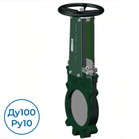 Шиберная задвижка VGB4400-001NI0100 Tecofi Ду100 Ру10
