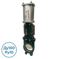 Шиберная задвижка VG4400-03NI0100 Tecofi Ду100 Ру10
