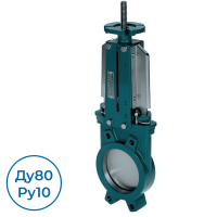 Шиберная задвижка VG4400-004NI0080 Tecofi Ду80 Ру10