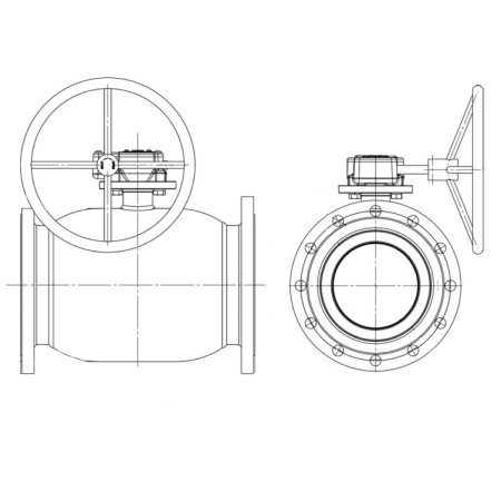 Кран КШТ 61.103.350.Р.25 Broen Ду350 Ру25