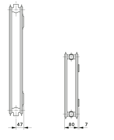 Стальной панельный радиатор Hygiene Compact 20 300x400 - Vogel&Noot