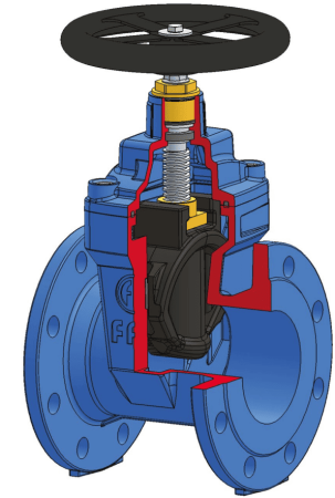 Задвижка 6010400 FAF Ду400 Ру10