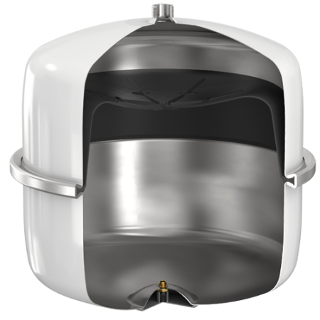 Расширительный мембранный бак Flexcon Solar 8 л, 8 бар, для центрального теплоснабжения, охлаждения и гелиотермических систем