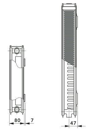 Стальной панельный радиатор Profil Compact 21K 300x400 - Vogel&Noot