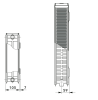 Стальной панельный радиатор Profil Compact 22K 300x400 - Vogel&Noot