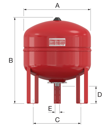 Расширительный бак Flexcon R 50/1,5 - 6 бар (16053RU) Flamco
