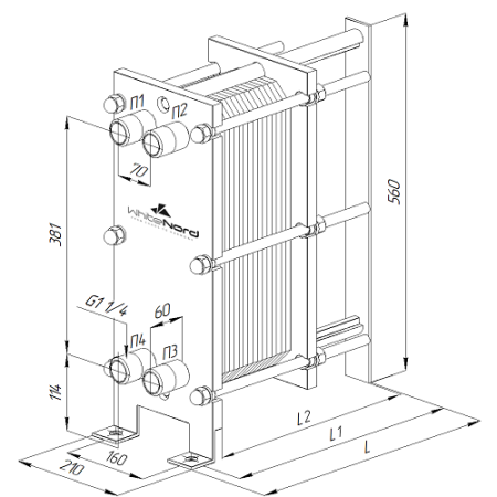 Теплообменник серии F WhiteNord
