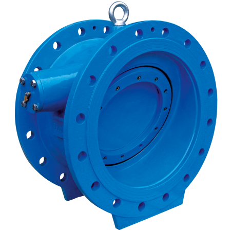 Обратный клапан поворотный CP4202 с наклонным седлом (без демпфера) Tecofi