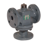 Клапан 3-х ходовой фланцевый DN 050 PN 16 Tmax=150oC Kv=38, чугун - Broen